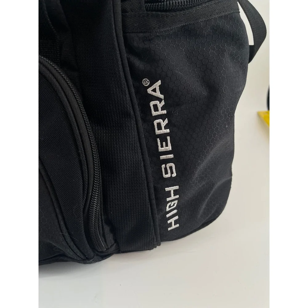 High Sierra Duffel Bag Unisex Large Black Excellent Kenworth Logo Travel Gym